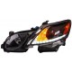 Оптика передняя тюнинг DayLine Lexus GS II GS300/GS350/GS450/GS460 (2005-2009) черная