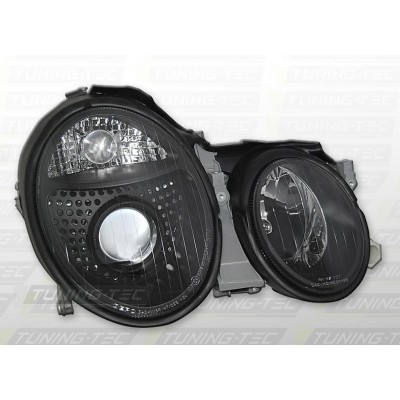 Оптика альтернативная передняя Mercedes W208 CLK (1997-2002) чёрная