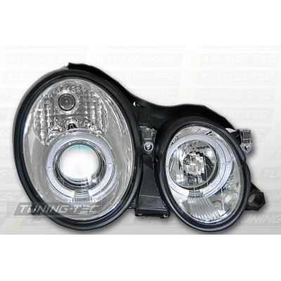 Оптика альтернативная передняя Mercedes W208 CLK (1997-2002) хром
