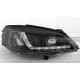 Оптика альтернативная передняя Opel Astra G (1998 - 2004) чёрная