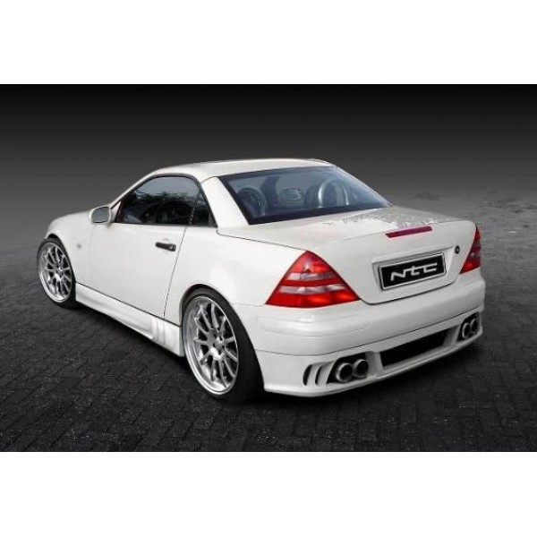 Юбка заднего бампера тюнинг Exclusiv-Line Mercedes R170 SLK (1996-2004)