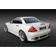 Юбка заднего бампера тюнинг Exclusiv-Line Mercedes R170 SLK (1996-2004)