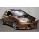 Накладки на пороги Japan тюнинг Peugeot 206 3D (1998-...)
