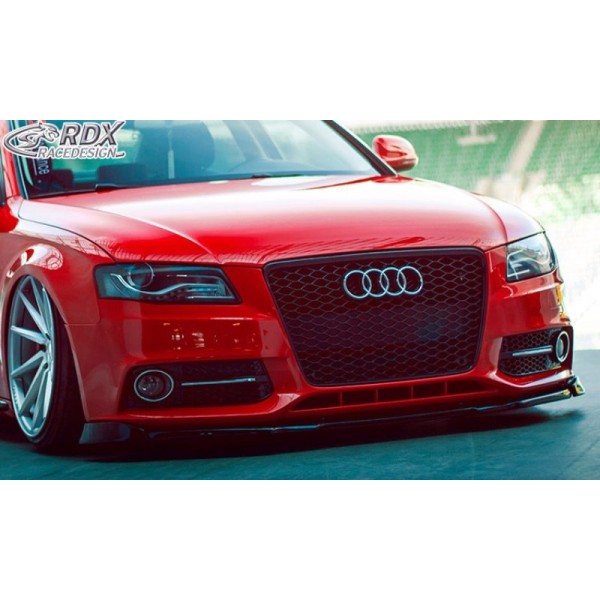 Юбка спойлер переднего бампера RDX Audi A4 B8 (2009-...)