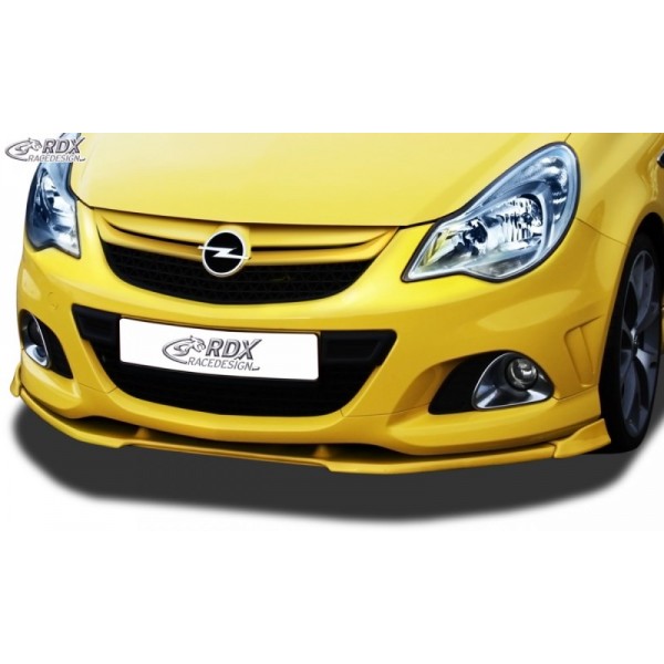 Юбка спойлер переднего бампера RDX Opel Corsa D OPC (2010-2015)