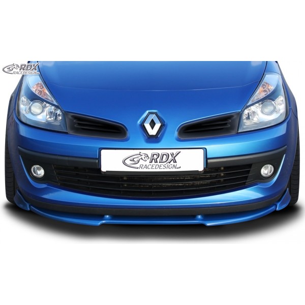 Юбка спойлер переднего бампера RDX Renault Clio III phase 1 (2005-2009)