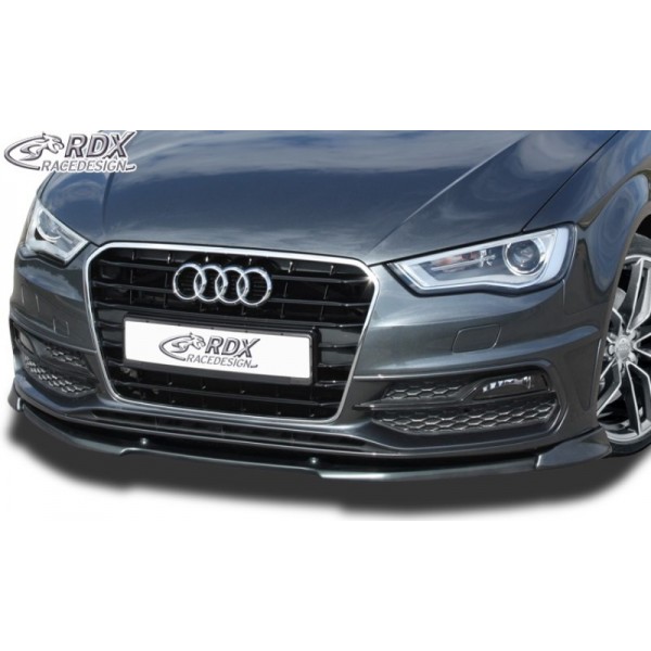 Юбка спойлер переднего бампера RDX Audi A3 8V/8VA Sportback/8VS Sedan/8V7 Convertible S-Line/S3 (2012-...)