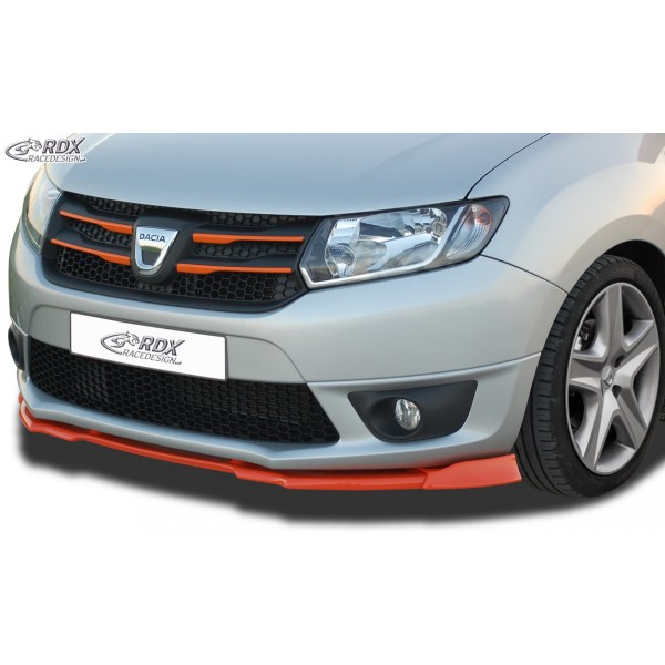Юбка спойлер переднего бампера RDX Renault Logan 2/Sandero 2/Stepway 2 (2014-...)