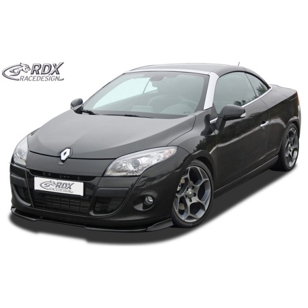 Юбка спойлер переднего бампера RDX Renault Megane 3 Coupe/CC/Cabrio (2009-2012)