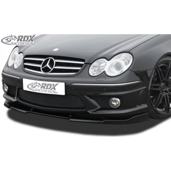 Юбка спойлер переднего бампера RDX Mercedes W209 CLK-klasse AMG63 (2002-2009)