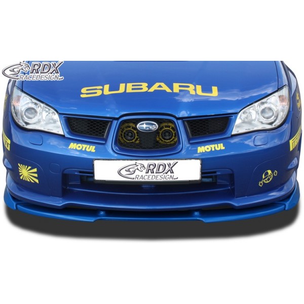 Юбка спойлер переднего бампера RDX Subaru Impreza GD WRX (2005-2007)