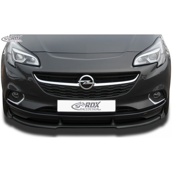 Юбка спойлер переднего бампера RDX Opel Corsa E (2015-...)