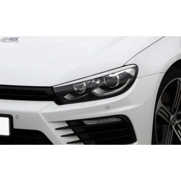 Реснички накладки на фары RDX Volkswagen Scirocco III (2013-...)