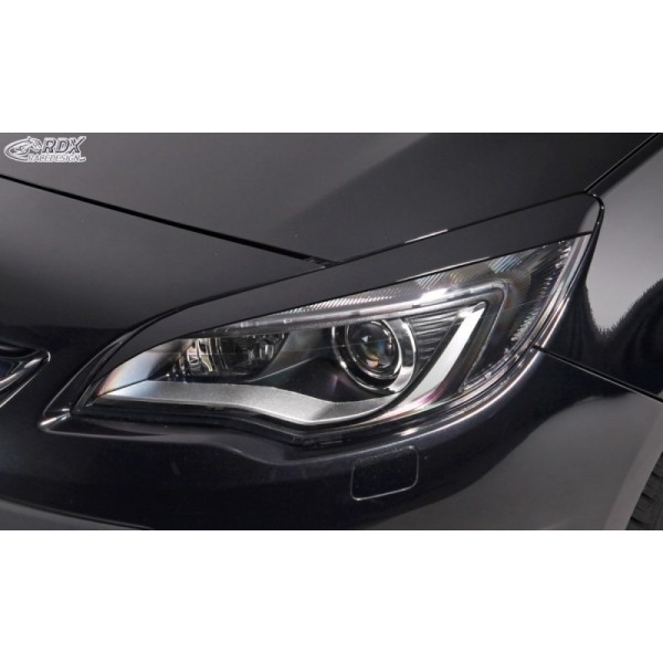 Реснички накладки на фары RDX Opel Astra J (2010-...)