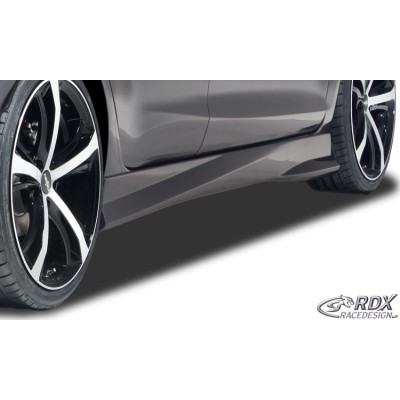 Накладки на пороги RDX TurboR для Ford Fiesta MK7 JA8 JR8 (2008-...)