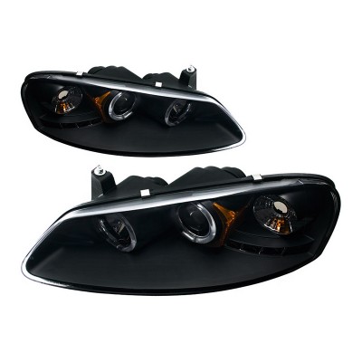 Оптика альтернативная передняя ангельские глазки Dodge Stratus (2001-2005) черная
