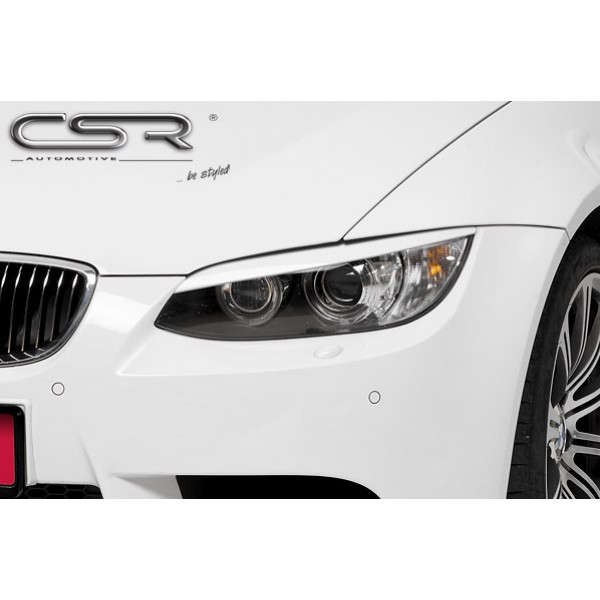 Ресницы накладки на фары CSR Carbon Look BMW e92/e93 3 серия (2006-2010)