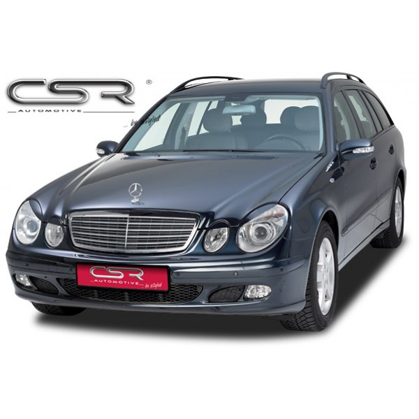 Ресницы накладки на фары Mercedes W211 E-klasse (2002-2009)