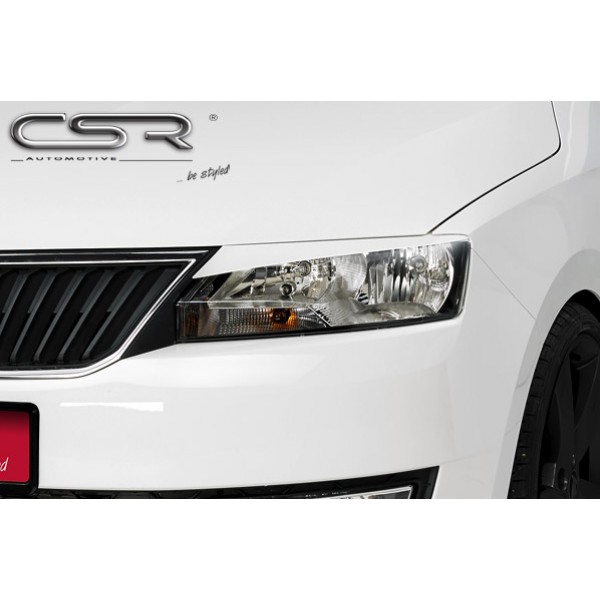 Ресницы накладки на фары Skoda Rapid (2012-...)