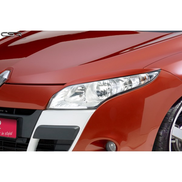 Ресницы накладки на фары Renault Megane III (2009-2014)
