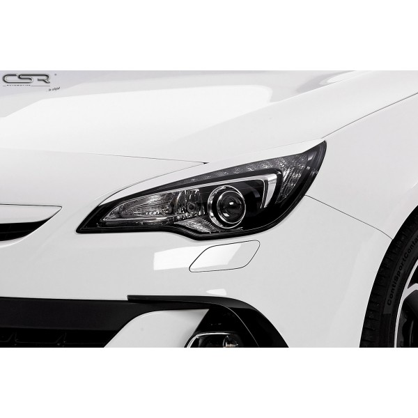 Ресницы накладки на фары Opel Astra J GTC (2012-...)