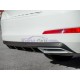 Юбка диффузор заднего бампера Skoda Octavia III A7 (2012-...)