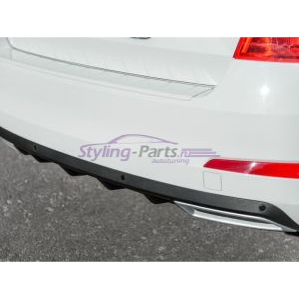 Юбка диффузор заднего бампера Skoda Octavia III A7 (2012-...)