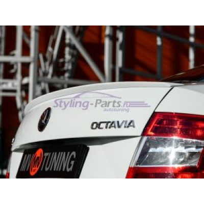 Лип спойлер на крышку багажника Skoda Octavia III A7 (2012-...)