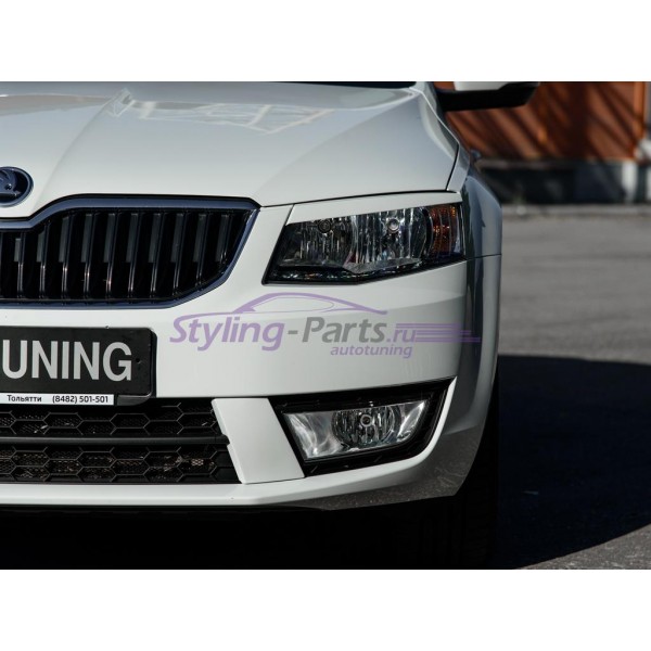 Реснички на фары Skoda Octavia III A7 (2012-2016)