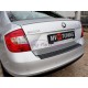 Накладка пластиковая защита кромки заднего бампера Skoda Rapid (2012-...)