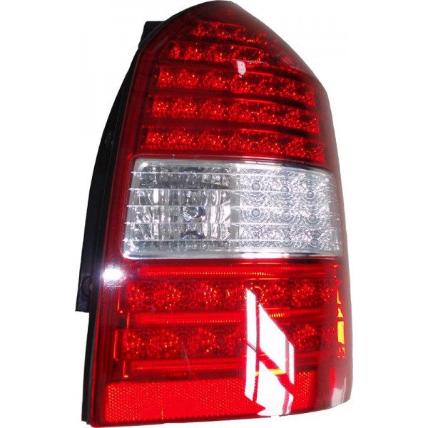 Оптика альтернативная задняя светодиодная Hyundai Tucson (2004-2010) красно-белая