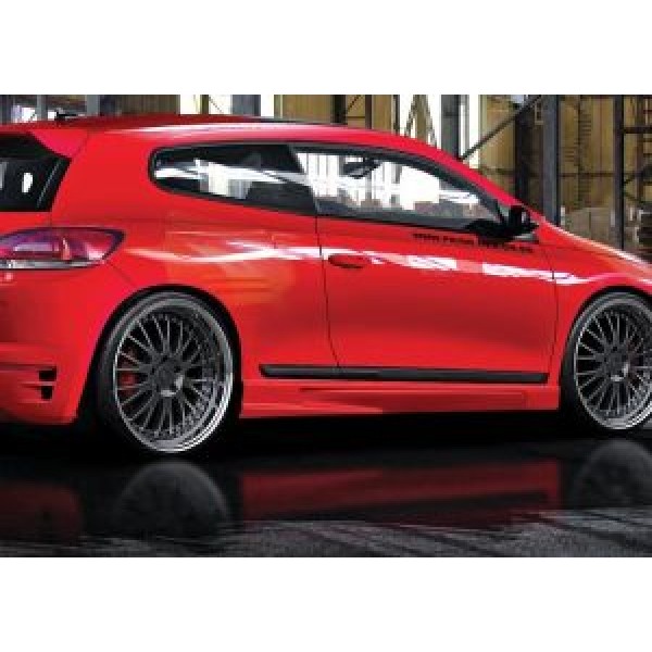Накладки на пороги Prior-Design тюнинг Volkswagen Scirocco III (2008-...)