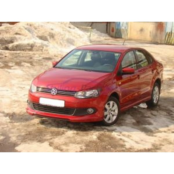 Юбка переднего бампера Volkswagen Polo Sedan (2010-2015)