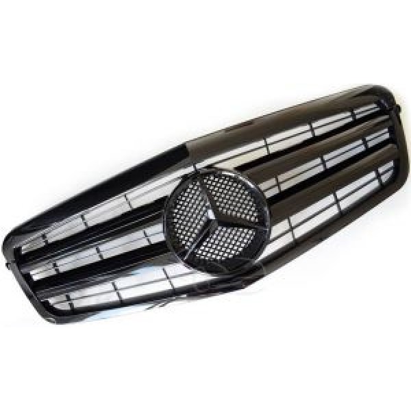 Решетка радиатора AMG Black Edition Mercedes W212 E-klasse (2009-2013)