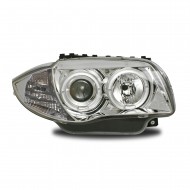 Альтернативная оптика JOM Angel Eyes передняя BMW e87 1 серия (2004-2007) хром
