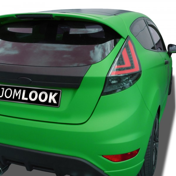 Оптика альтернативная тюнинг задняя LED Ford Fiesta IV (2008-...) красно-тонированная
