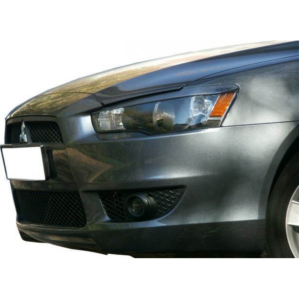 Реснички накладки на фары Mitsubishi Lancer X (2007-2015)