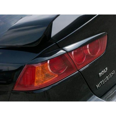 Реснички накладки на задние фонари Mitsubishi Lancer X (2007-2015)
