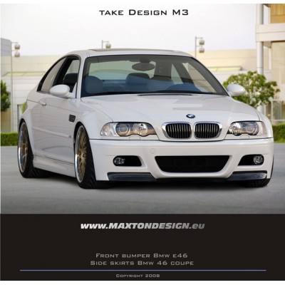 Передний бампер M3 стиль BMW e46 3 серия coupe/cabrio (1998-2005)
