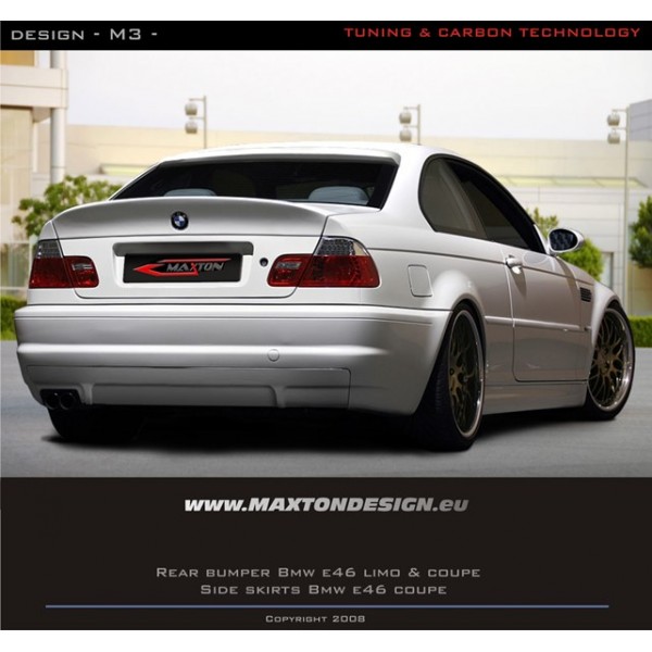 Задний бампер M3 style BMW e46 3 серия coupe/cabrio (1998-2005)