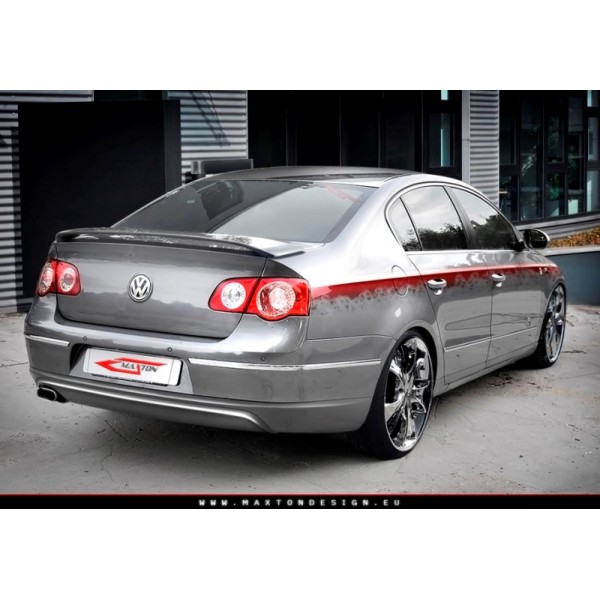 Юбка накладка GP Sport заднего бампера Volkswagen Passat B6 (2005-2011)