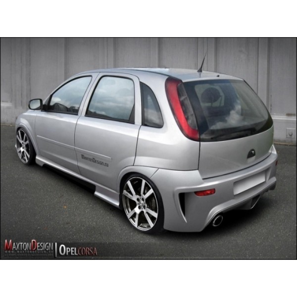 Бампер задний Maxton Design Opel Corsa C (2000-2003)