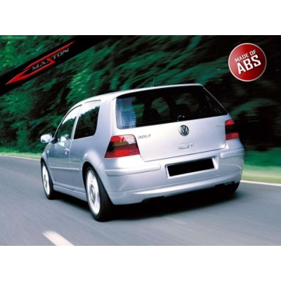 Юбка накладка заднего бампера в юбилейном стиле Volkswagen Golf IV (1997-2003) без отверстий под выхлоп
