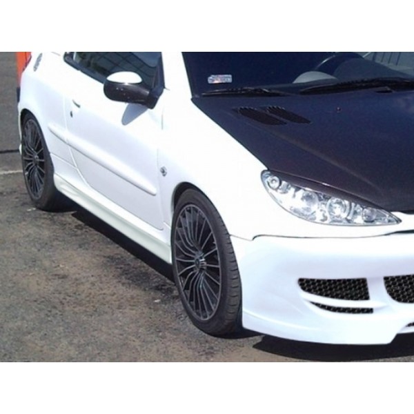 Накладки на пороги Maxton Peugeot 206 (1998-2010)