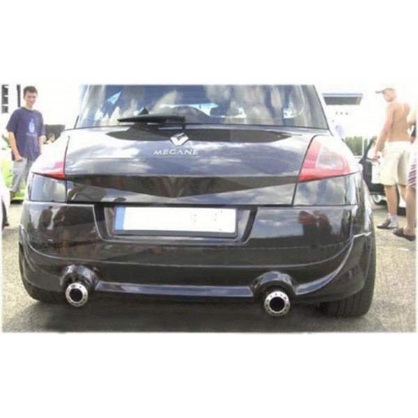 Юбка накладка заднего бампера Renault Megane II HB (2002-2005)