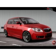 Накладки Inferno на пороги Skoda Fabia (2007-...)