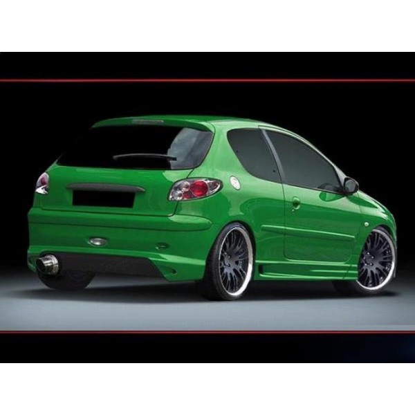 Накладки GTN на пороги Peugeot 206 (1998-2010)
