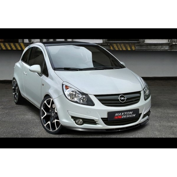 Сплиттер переднего бампера Opel Corsa D (2006-2011)