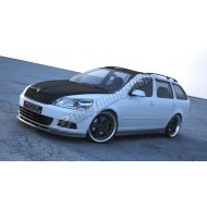 Сплиттер преднего бампера Maxton Design Skoda Octavia II FL (2008-2012)