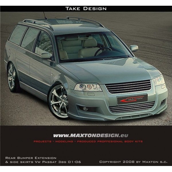 Юбка спойлер переднего бампера Volkswagen Passat B5+ (2001-2005)